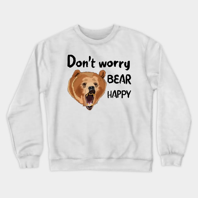 Grizzly Bear Crewneck Sweatshirt by STARSsoft